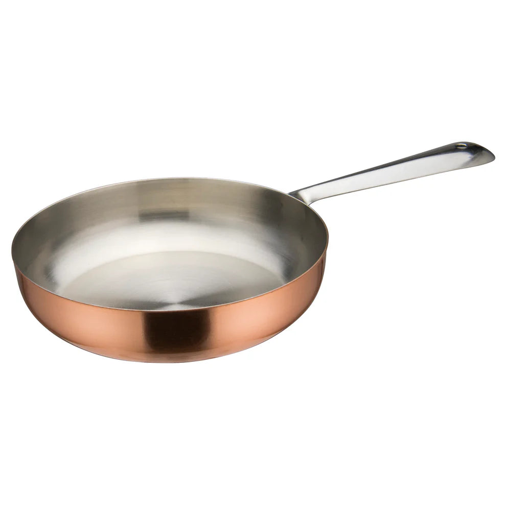 Winco DCWC-101S to DCWC-201C, 4"-5.5" Mini Fry Pans, S/S & Copper
