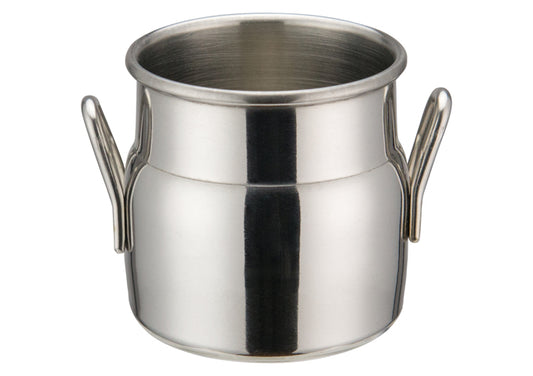 Winco DDSD-101S to 103S 2" x 2"H to 3-1/8" x 5"H SS Mini Milk Can