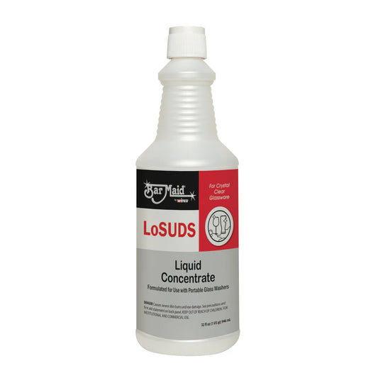 Winco DET-1200, 1-Qt Bottle Bar Maid, LoSuds Concentrate
