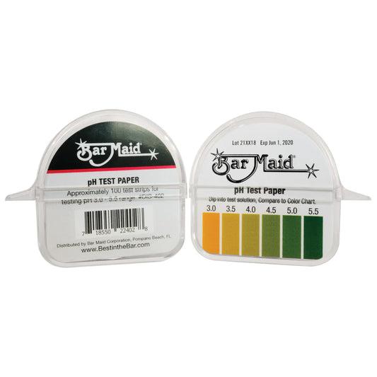 Winco DIS-402, 3.0-5.5 Range Bar Maid pH Test Strips Dispenser