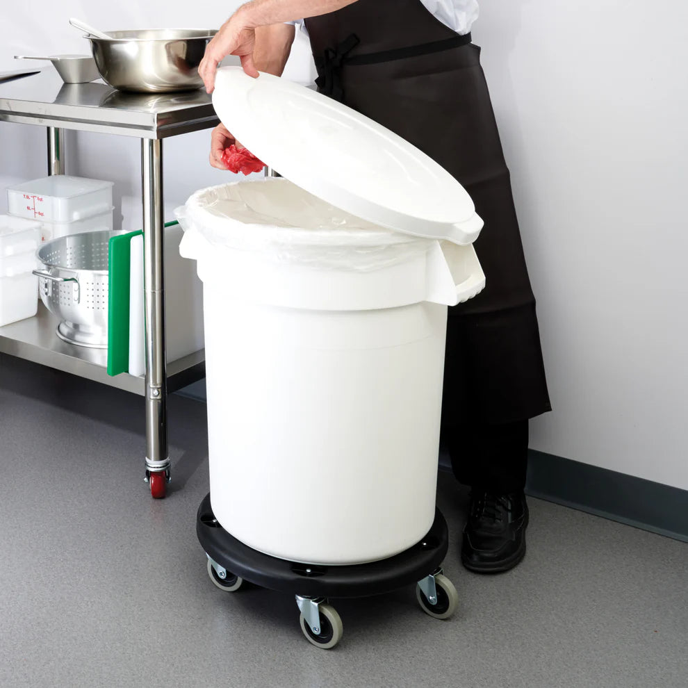Winco DLR-18, 18" Round Trash Can Dolly, EA