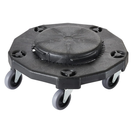 Winco DLR-2, 18", Extra Heavy-duty Round Trash Can Dolly, EA