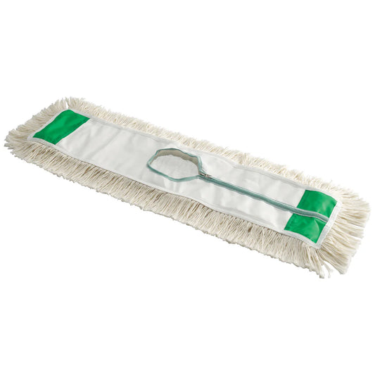 Winco DM-24H/36H, Cotton White Dust Mop Refill for DM-24/36, EA