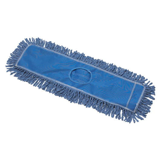 Winco DMB-24H/36H, 24&36" Blue Cotton Blend Dust Mop Refill, EA