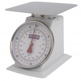 Dial Portion Scale, 32 oz. capacity  stanton trading with dual measurement capabilities, making it perfect for precise portion control in kitchens, delis, and bakeries. Featuring a large, easy-to-read dial, a sturdy platform, and a durable design, this scale ensures accuracy and reliability for consistent food preparation. Ideal for both commercial and home use.