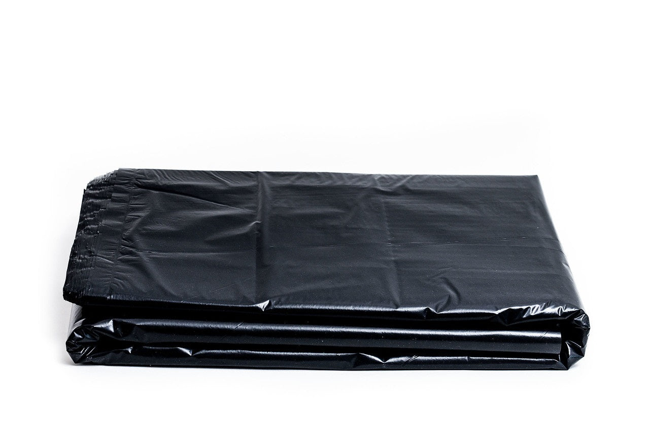 Black Strong Wastebasket Receptacle Liner Heavy Duty Garbage Trash Bags (13, 30, 39, 46, 58 Gallon)