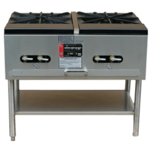 Double Stock Pot Range Natural Gas
