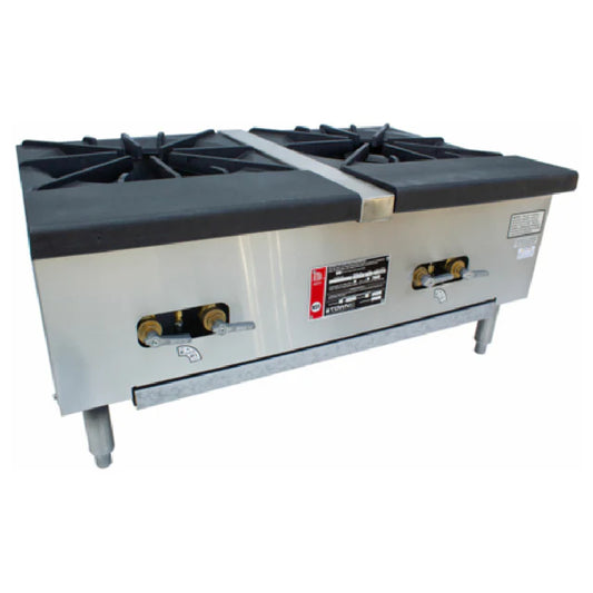 Double Stock Pot Stove With Stand (Nat. Gas)
