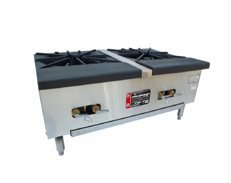 Double Stock Pot Stove with Stand (Prop. Gas)