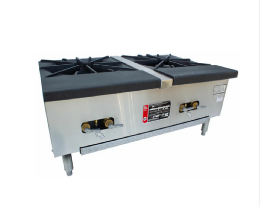 Double Stock Pot Stove with Stand (Prop. Gas)