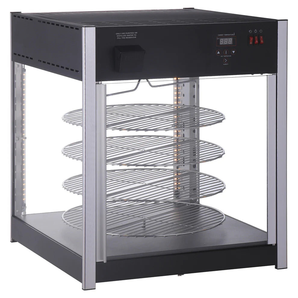 Winco EDM-1K, 18" 120V 1500W Matte Black Electric Merchandiser