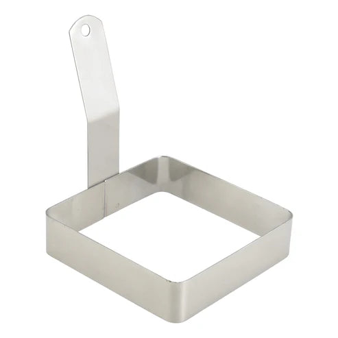 Winco EGRS-44, 4" S/S Square, Egg Ring