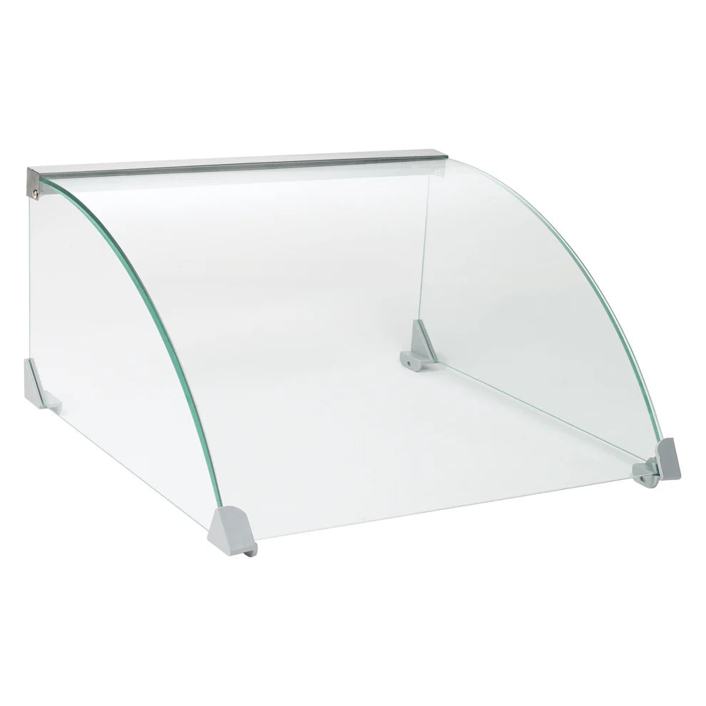 Winco EHDG-11SG-7SG, Spectrum Glass Sneeze Guard for Hot Dog Rollers
