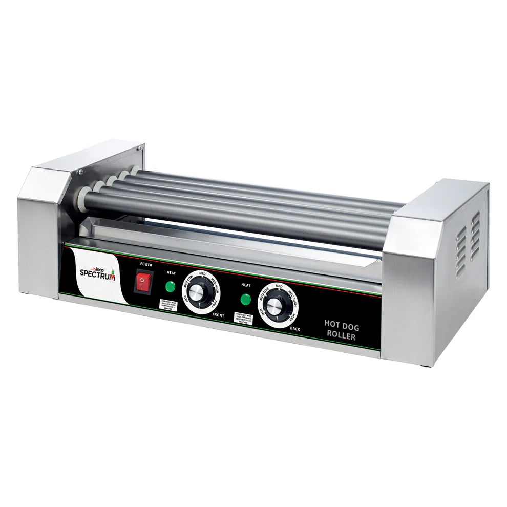 Winco EHDG-11R-7R, 5-11 Teflon Rollers Non-Stick Hot Dog Roller