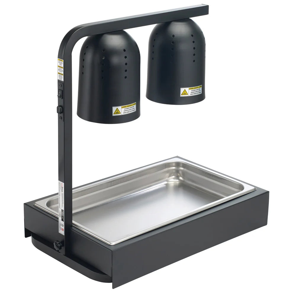 Winco EHL-PH-B/G, Black/Gray Universal Dump Station Pan Holder