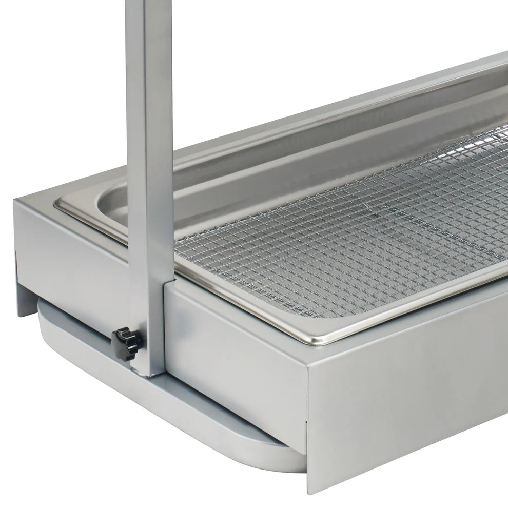 Winco EHL-PH-B/G, Black/Gray Universal Dump Station Pan Holder