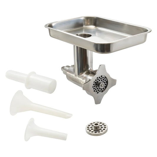 Winco EMP-MG12, #12 Hub, w/ Accessories Meat Grinder Attachment
