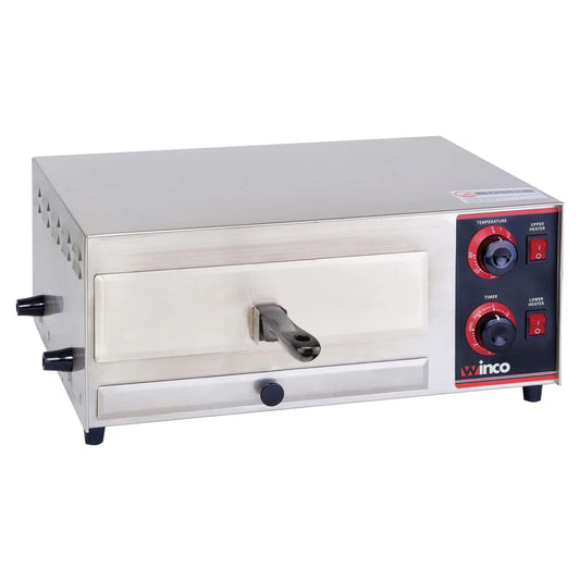 Winco EPO-1, 600°F, Bell Timer, Stay On Function Electric Pizza Oven