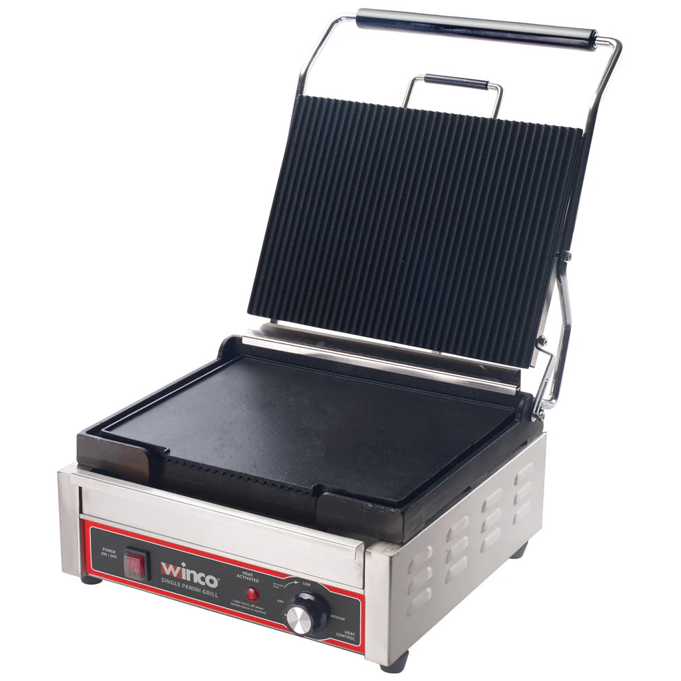 Winco EPSG-RF1C, Cast Iron "SET-ON" Griddle for EPG-1C Grill