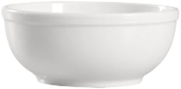 round 5 5/8 inch 12.5oz porcelain nappie bowl for soups sides and desserts