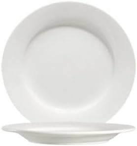 round 10 1/4 inch porcelain dinner plate for serving entrees