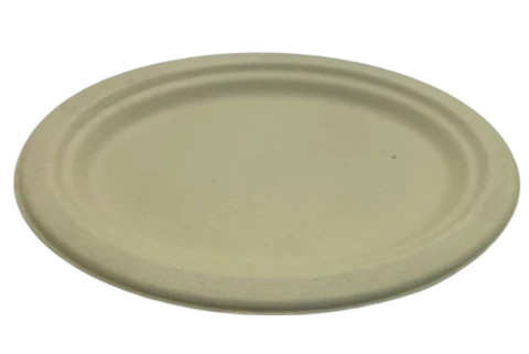 10" compostable oval plates eco-friendly biodegradable durable sturdy leak-resistant sustainable catering party reusable microwave-safe