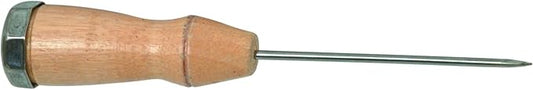 8 inch stainless steel ice pick with wooden handle for breaking ice blocks