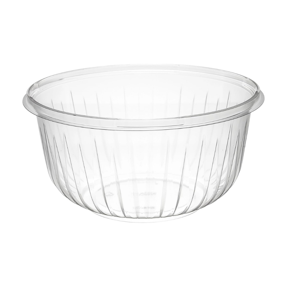 Dart 48oz Clear PET Plastic Round Disposable Bowl