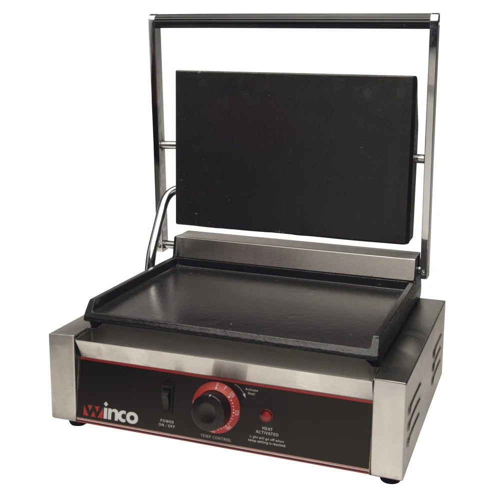 Winco ESG-1/2, 120V 14"& 9" Flat Plate Single/Double Sandwich Grill