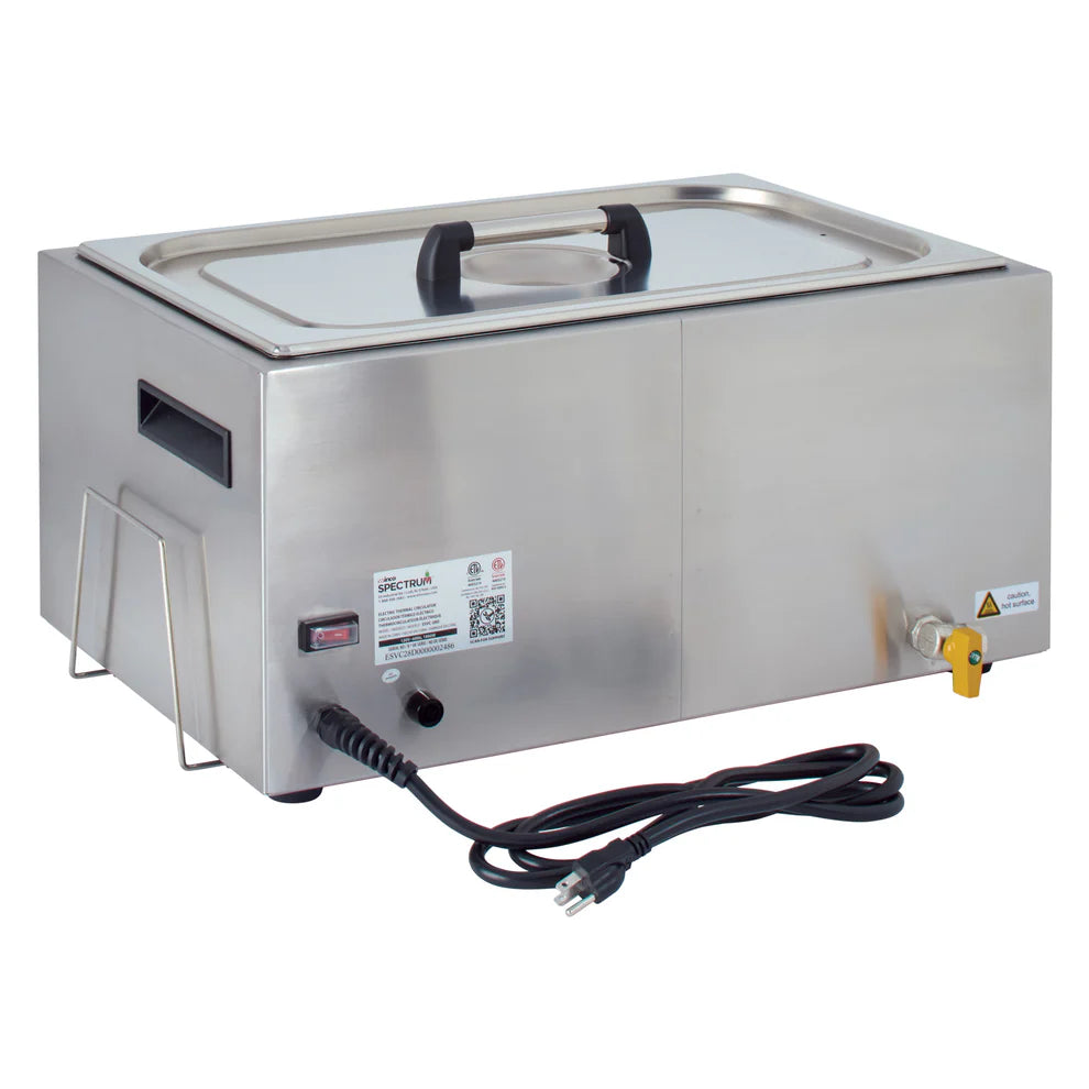 Winco ESVC-28D, 120V, 1800W , 28L Capacity, Spectrum™ Sous Vide Cooker Tank
