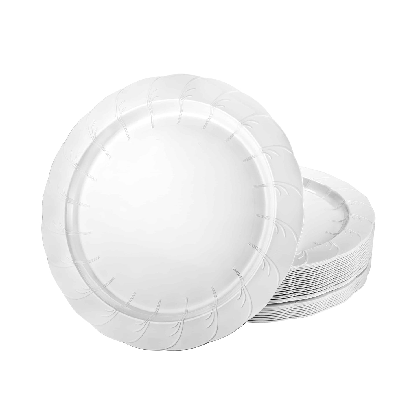 Elegance 7.5-inch Pearl Plate with a stylish pearl finish, ideal for serving appetizers, desserts, or small bites at formal events, parties, and everyday dining.