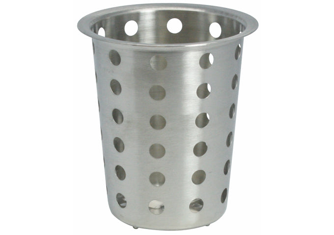 Winco FC-SS Stainless Steel Perforated Flatware Cylinder