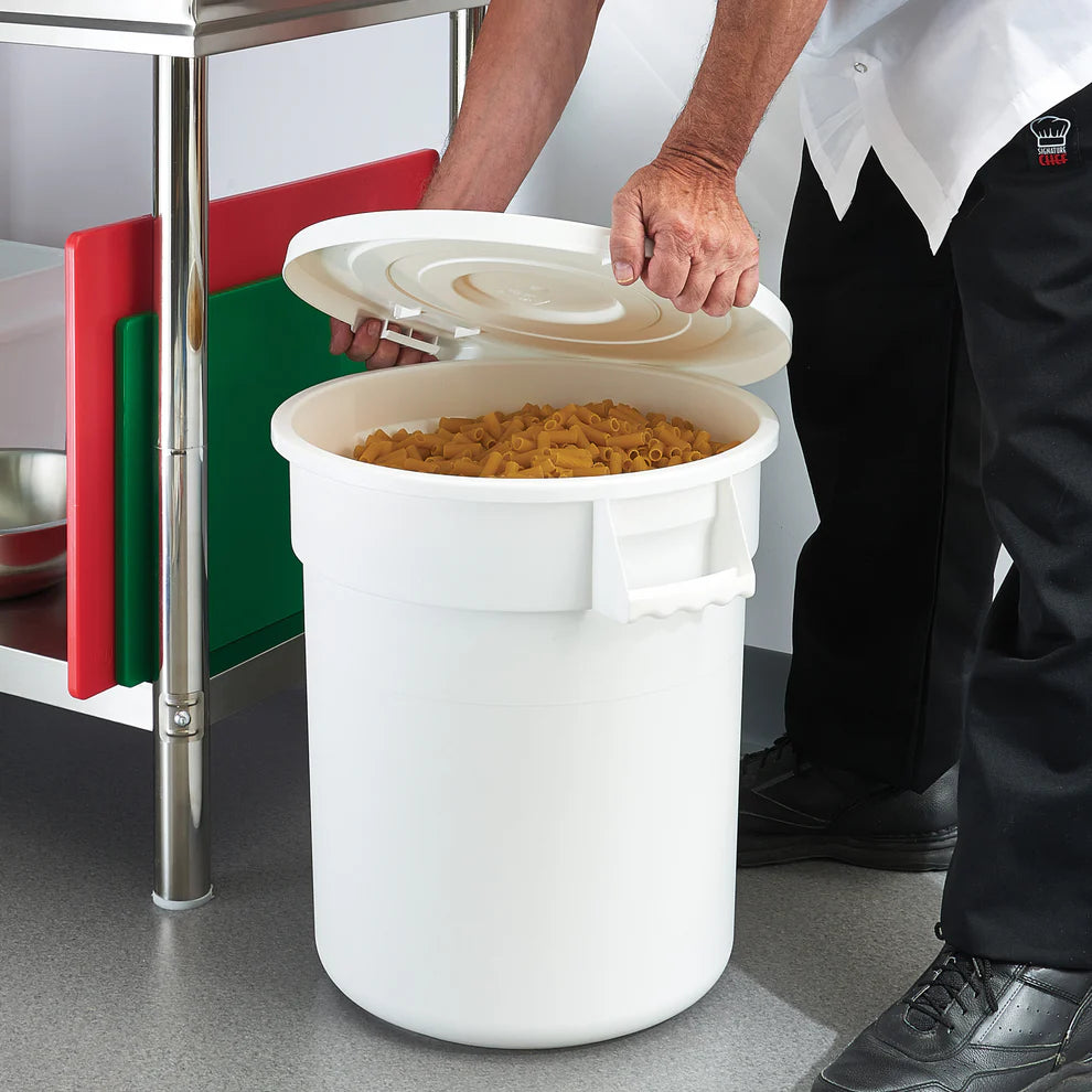 Winco FCW-10L/20L, 10gln/20gln Lid for White Trash Can, NSF, EA
