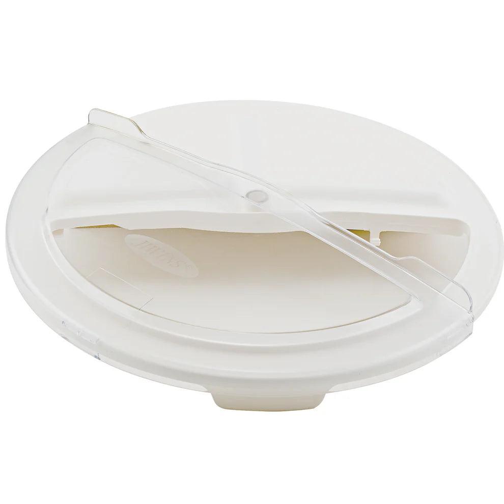 Winco FCW-10RC, 10gln Rotating Lid for White Container, NSF, EA