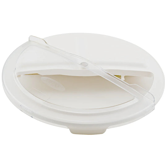 Winco FCW-10RC, 10gln Rotating Lid for White Container, NSF, EA