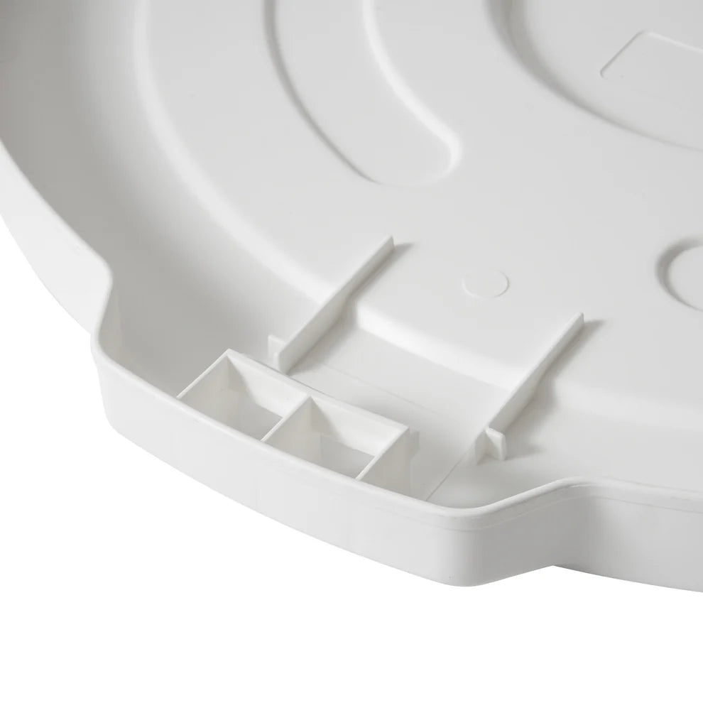 Winco FCW-10L/20L, 10gln/20gln Lid for White Trash Can, NSF, EA