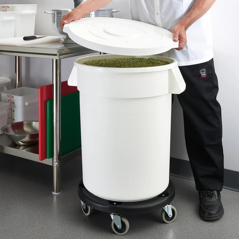 Winco FCW-10L/20L, 10gln/20gln Lid for White Trash Can, NSF, EA