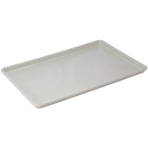 Winco FFT-1826/FFT-1826YL, 18" x 26" White/Yellow Plastic Sheet Tray