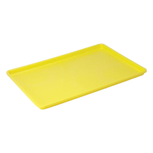 Winco FFT-1826/FFT-1826YL, 18" x 26" White/Yellow Plastic Sheet Tray