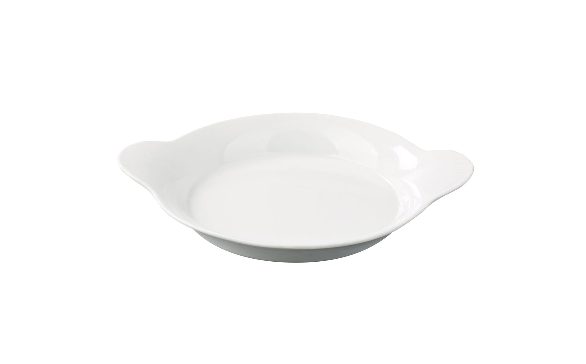 Yanco French Handled Dish FH-10 is a stylish and practical addition to any dining setting. Designed for easy handling, this dish is perfect for serving casseroles, soups, and baked dishes alongside salads or other accompaniments. Crafted from high-quality American white porcelain, it offers durability and a smooth glaze finish for an elegant presentation. Safe for use in the oven, microwave, and dishwasher, this handled dish ensures both convenience and versatility in restaurants, banquet halls, and cafés.