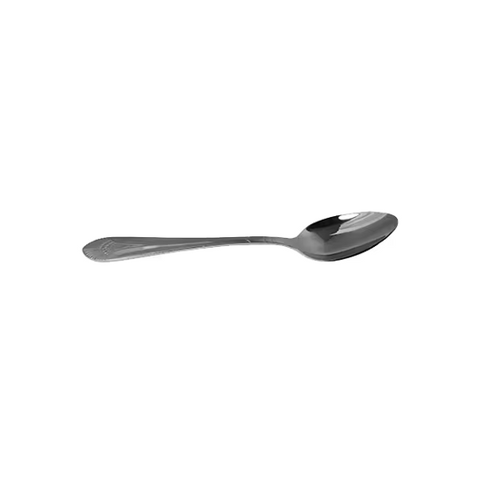 venetian dinner spoon stainless steel stanton trading 7 3/4" heavy weight with elegant venetian pattern handle, dishwasher safe and high quality flatware set, perfect for fine dining and everyday use.