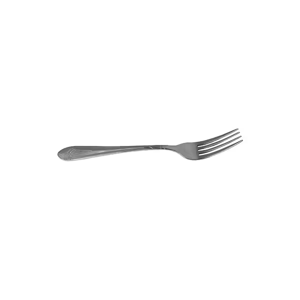 venetian dinner fork stainless steel stanton trading 7 3/4" heavy weight with elegant venetian pattern handle, dishwasher safe and high quality flatware set, perfect for fine dining and everyday use.