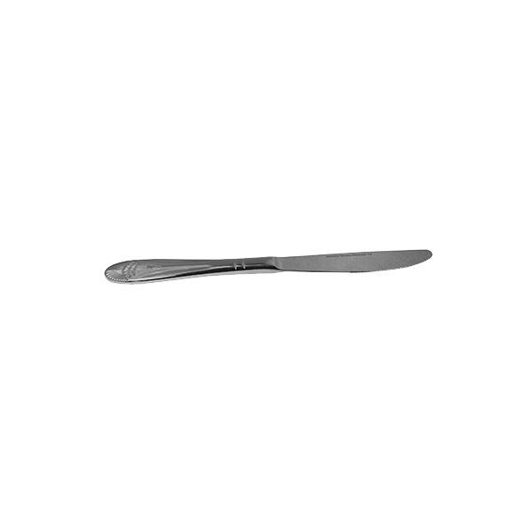 venetian dinner knife stainless steel stanton trading 8 3/4" heavy weight with elegant venetian pattern handle, dishwasher safe and high quality flatware set, perfect for fine dining and everyday use.