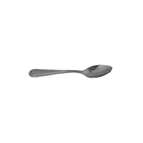 paris demitasse spoon stainless steel stanton trading 4 3/8" heavy weight flatware set with classic parisian pattern handle, featuring a sleek, and modern design, perfect for any dining occasion.