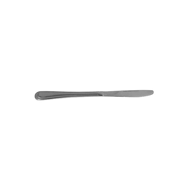 pearl dinner knife stainless steel stanton trading 8 7/8" flatware set with timeless elegance of pearl inspired handle crafted for lasting style and quality, perfect for casual and formal dining.
