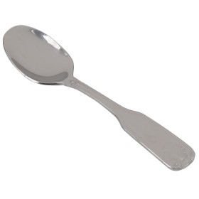 seaside dinner spoon, stainless steel stanton trading 7 3/8" heavy weight, durable flatware set with elegant shell and coastal inspired design handle enhances any table setting.