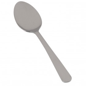 windsor teaspoon, stainless steel stanton trading 6" medium weight, durable flatware set with elegant and polished design handle, perfect for restaurant or any dining setup.