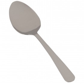 windsor dinnner spoon, stainless steel stanton trading 7" medium weight, durable flatware set with elegant and polished design handle, perfect for restaurant or any dining setup.