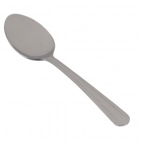 dominion teaspoon, stainless steel stanton trading 6" heavy weight, high quality flatware set for long-lasting use with elegant, sleek and polished look, ideal for any table setting.