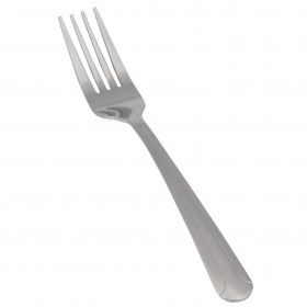 dominion salad fork, stainless steel stanton trading 6 1/8" heavy weight, high quality flatware set for long-lasting use with elegant, sleek and polished look, ideal for any table setting.